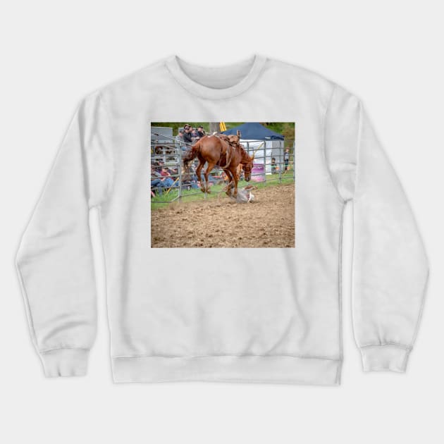 RODEOS, HORSES, COWBOYS Crewneck Sweatshirt by anothercoffee